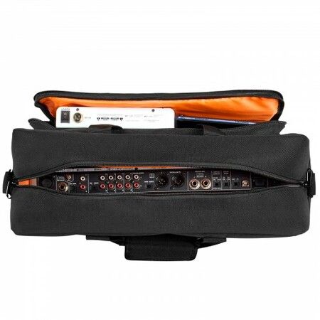 Padded DJ Mixer Gig Bag 1200D Oxford Fabric DJ Gear Carry Bag with a Storage Pocket 1.5 M Removable Shoulder Strap 10 MM Padding 490 x 220 x 390 mm