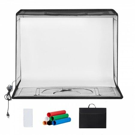 Photo Studio Light Box 3000-5600K Adjustable 3 Color Temperatures41 x 30 x 30.5cm