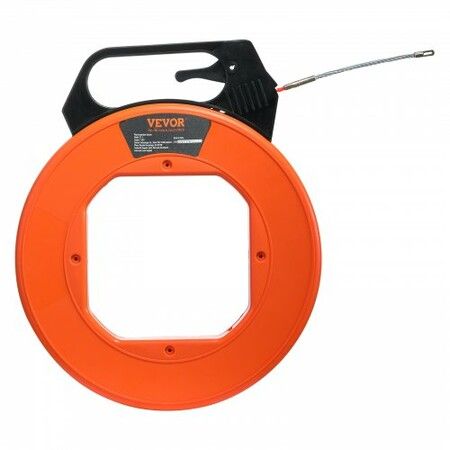 Fish Tape 38.1 m Length 4.5 mm PET Wire Puller with Optimized Housing and Handle Easy-to-Use Cable Puller Tool Flexible Wire Fishing Tools