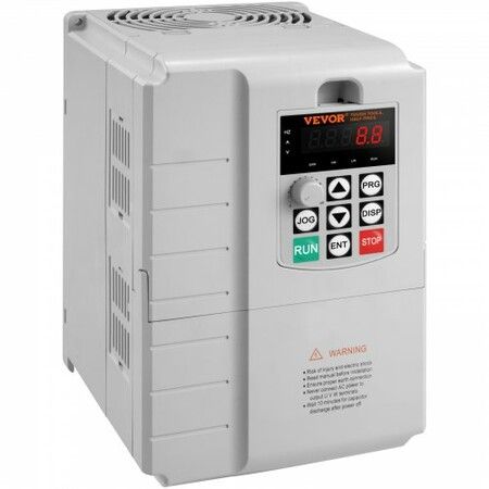 VFD 10HP 7.5KW 34A 1 Phase 220V-240V Input to 3 Phase 220V-240V Output Variable Frequency Drive 0-400Hz VFD for AC Motor Speed Control