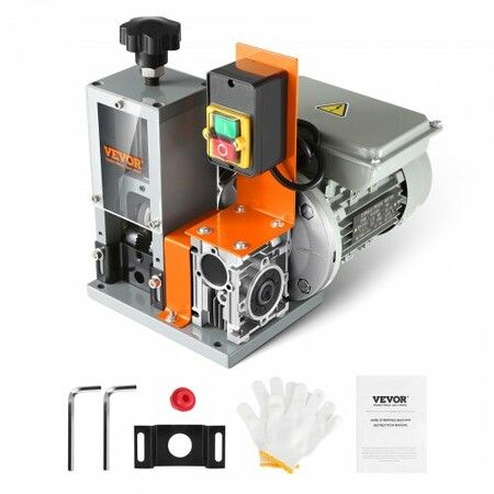 Automatic Wire Stripping Machine 0.06''-0.98'' Electric Motorized Cable Stripper 180 W 60 ft/min Wire Peeler with Visible Stripping Depth Reference