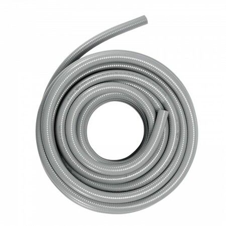 25.4 mm Flexible Electrical Conduit 30.5 m PVC Liquid-Tight Conduit Non-Metallic with 5 Straight and 5 90-Degree Conduit Connector Fittings