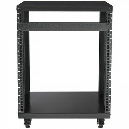 12U AV Rack Stand 226.8 kg Capacity Network Stereo Recording Studio Rack