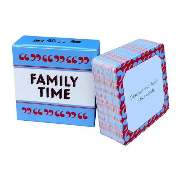 Table Card Game for Family Gatherings 50 Conversation Cards After Dinner Amusements Game Portable Camping and Holiday Games