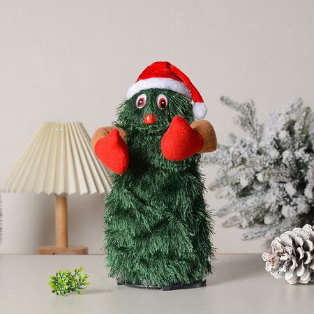 24*10cm Singing Dancing Christmas Tree,Musical Rotating Animated Christmas Decoratons for Kids (Large)