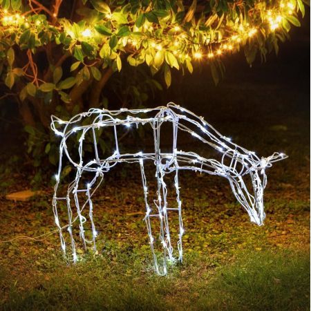 Battery Operated LED Reindeer -2 Style Options: Feeding and Standing - Standing