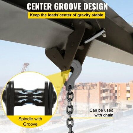 1 Ton Beam Clamp 1000KGS Beam Lifting Clamp HD Beam Hangers in Black