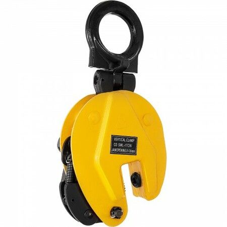 1T Vertical Plate Lifting Clamp Grab Clamp Dog Steel Lift Grip Sling