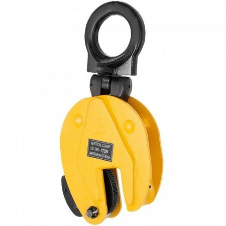 1T Vertical Plate Lifting Clamp Grab Clamp Dog Steel Lift Grip Sling