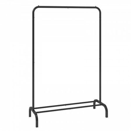 Clothes Rack Heavy Duty Clothing Garment Rack with Hanging Rod and Bottom Storage Area Clothing Rack for Bedroom Guest Room