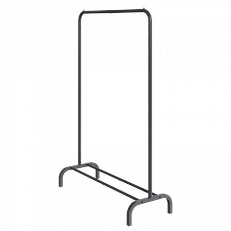 Clothes Rack Heavy Duty Clothing Garment Rack with Hanging Rod and Bottom Storage Area Clothing Rack for Bedroom Guest Room