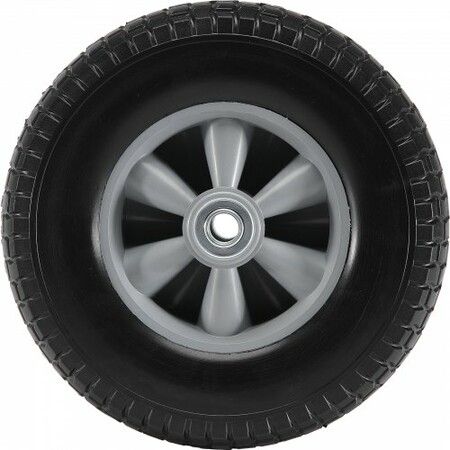 Solid PU Run-Flat Tire Wheel 254 mm 2-Pack 81.6 kg Dynamic Load 99.8 kg Static Load Flat Free Tubeless Tires and Wheels