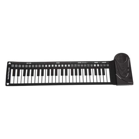 49 Keys Roll Up Piano Upgraded Portable Electronic Keyboard Hand Rolling Up Piano Plastic and Silicone Piano for Men Women Flexible and Foldable