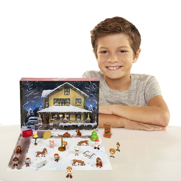 A Christmas Story Advent Calendar 2024 Includes 24 Windows Filled with Silly and Festive 1-inch Figures & Accessories