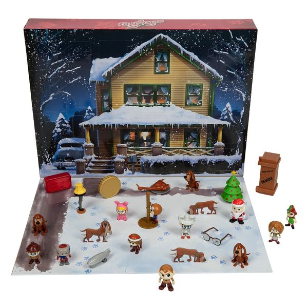 A Christmas Story Advent Calendar 2024 Includes 24 Windows Filled with Silly and Festive 1-inch Figures & Accessories