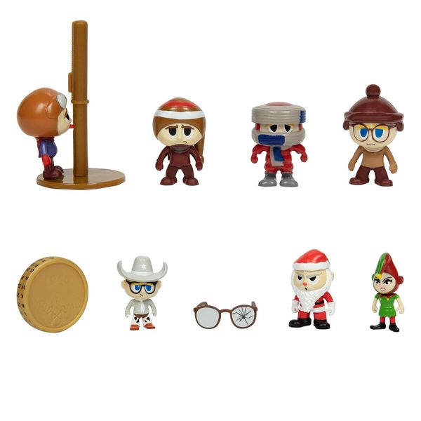 A Christmas Story Advent Calendar 2024 Includes 24 Windows Filled with Silly and Festive 1-inch Figures & Accessories