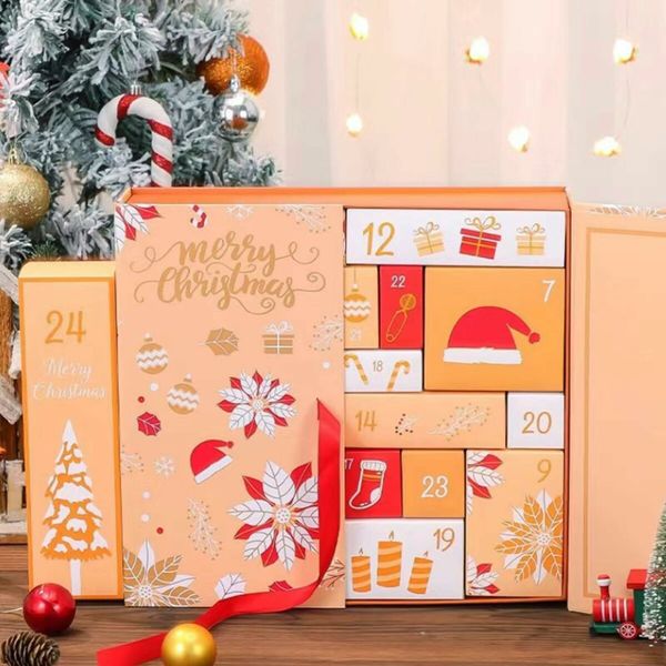 24 Empty Advent Calendar Boxes,Advent Calendar Fillers,DIY Advent Calendar Empty Boxes to Fill,Fillable Empty Advent Calendar 2025 (Gold)