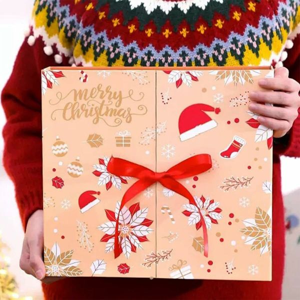 24 Empty Advent Calendar Boxes,Advent Calendar Fillers,DIY Advent Calendar Empty Boxes to Fill,Fillable Empty Advent Calendar 2025 (Gold)