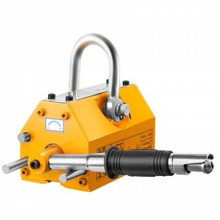 Permanent Magnetic Lifter Lifting Magnet 220 lbs/100 kg Neodymium Hoist