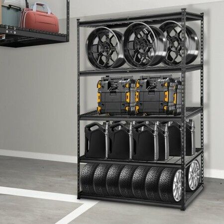 Storage Shelving Unit Garage Storage Rack 5-Tier Adjustable 907.2 kg Load