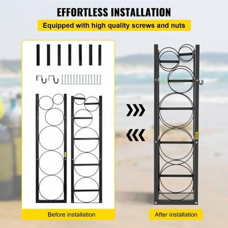 Refrigerant Tank Rack Cylinder Tank Rack with 3-14kg and 3 Small Bottles