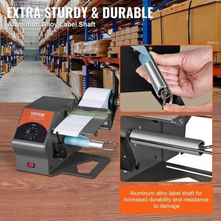 Automatic Label Dispenser Width 5-115 mm Length 5 mm- Automatic Label Stripper Label Separating Machine Speed Adjustable Label Applicator Sticker Dispenser