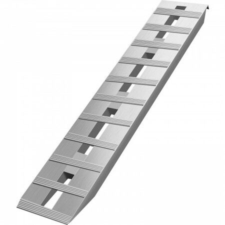 60' X 12' X 2.5'Aluminum Trailer Ramps 6000LBS Total Beavertail Hook End 1 Pair 2 Ramps