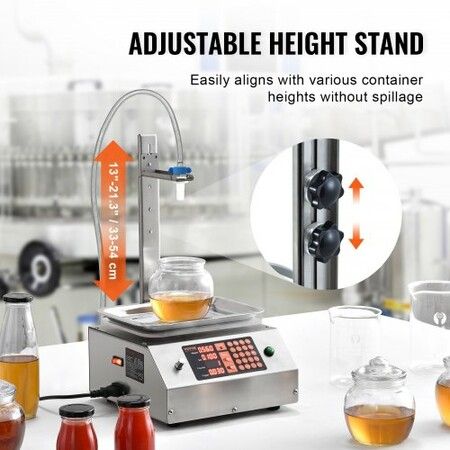 Liquid Filling Machine 30-15000 g Weighing Capacity Automatic Bottle Filler Machine Bottling Machine Digital Control for Milk Water Oil Wine Beverage