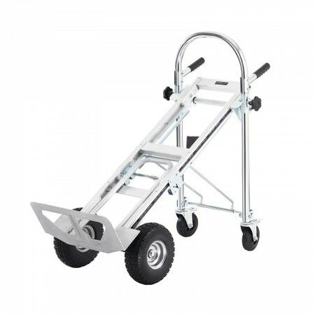 Aluminum Hand Truck 4 in 1 454 kg Max Load Capacity Heavy Duty Industrial Convertible Folding Hand Truck and Dolly Utility Cart Converts from Hand Truck