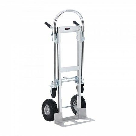 Aluminum Hand Truck 2 in 1 454 kg Max Load Capacity Heavy Duty Industrial Convertible Folding Hand Truck and Dolly Utility Cart Converts from Hand Truck