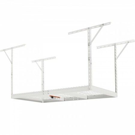 Overhead Adjustable Garage Storage Rack 36x72in Ceiling Rack 550lbs White