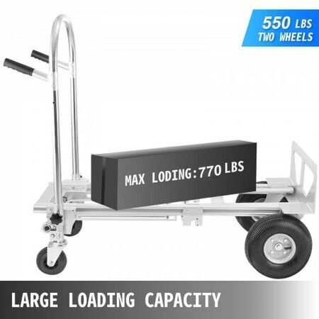 Aluminum Hand Truck 3 in 1 Folding Hand Truck Convertible Hand Truck and Dolly