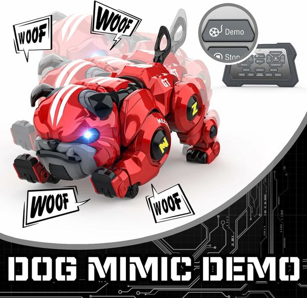 Robot Dog for Kids, Remote Control Robot Rechargeable Programing Stunt Robo Dog with Sing, Dance for Boys Ages 5 6 7 8 9 10+ Birthday Gifts