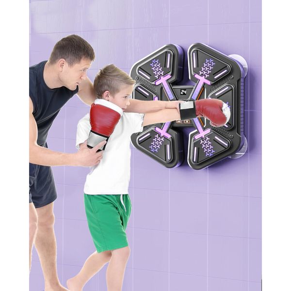 Smart Music Boxing Machine with Boxing Gloves,Boxing Target Workout Equipment for Home,Office,GYM,Wall-Mounted Exercise Equipment