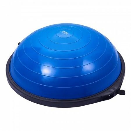 Half Exercise Ball Trainer 26 inch Balance Ball Trainer 1500lbs Capacity Stability Ball Yoga Ball with Resistance Bands & Foot Pump Strength Fitness Ball