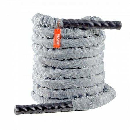 Battle Rope 1.5" 30Ft Gym Workout Strength Training Exercise Fitness Rope