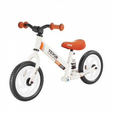 Toddler Balance Bike Carbon Steel Balance Bicycle for Kids with Adjustable Seat & Handlebar 12" EVA Foam Tires No Pedal Balance Bicycle Gift