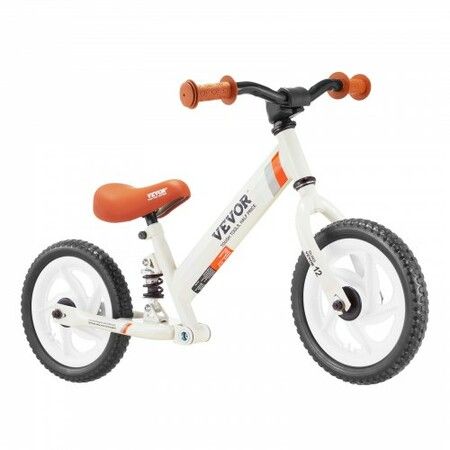 Toddler Balance Bike Carbon Steel Balance Bicycle for Kids with Adjustable Seat & Handlebar 12" EVA Foam Tires No Pedal Balance Bicycle Gift