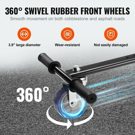 Hoverboard Seat Attachment Compatible with All 16.5cm20.3cm21.6cm25.4 HoverboardsGrips ControlAdjustable Frame Length and 99.8 kg Load CapacityHover