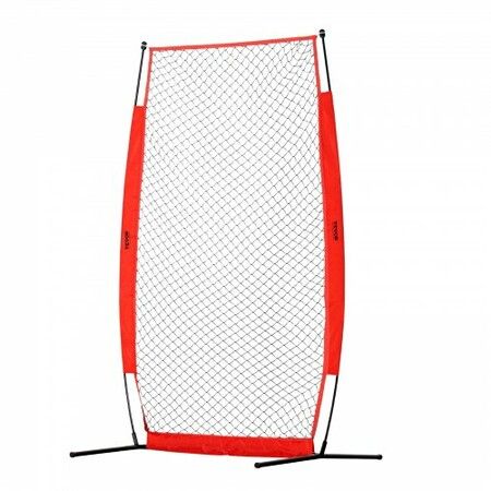 I Screen Baseball for Batting Cage 7x4 ft Baseball & Softball Safety Screen Body Protector Portable Batting Screen with Carry Bag & Ground Stakes Baseball