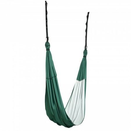 Aerial Yoga Swing Set 2.5 m Length Yoga Hammock Hanging Swing Aerial Sling Inversion Fly Kit Trapeze Inversion Equipment with Ceiling Mount Accessories