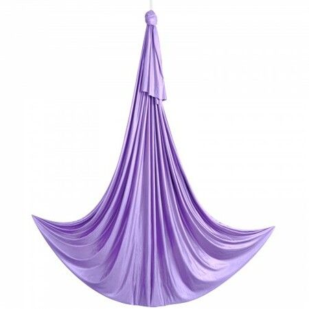 Aerial Yoga Hammock & Swing 4 m Length Yoga Starter Kit with 100gsm Nylon Fabric Full Rigging Hardware and Easy Set-up Guide Antigravity Flying