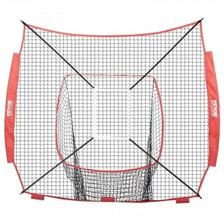 7x7 ft Baseball Softball Practice Net Portable Baseball Training Net for Hitting Batting Catching Pitching Backstop Baseball Equipment Training Aids