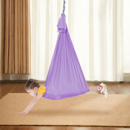 Sensory Swing for Kids 2.8 m  Swing for Children with Special Needs Cuddle Swing Indoor Outdoor Hammock with Autism ADHD Aspergers Sensory