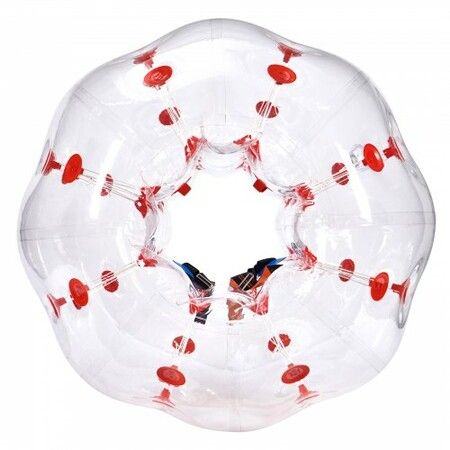 Inflatable Bumper Ball 1-Pack 4FT/1.2M Body Sumo Zorb Balls for Teen &  0.8mm Thick PVC Human Hamster Bubble Balls for Outdoor Team Gaming