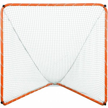 Lacrosse Goal 6' x 6' Lacrosse Net Steel Frame Backyard Lacrosse Training Equipment Portable Lacrosse Goal with Carry Bag Quick & Easy Setup Perfect