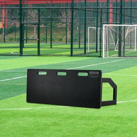 Soccer Rebounder Board 100x40cm Portable Soccer Wall with 2 Angles Rebound Foldable HDPE Kickback Rebound Board Soccer Training Equipment