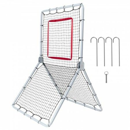 Baseball And Softball Rebounder Net 3.5 x 6 ft 5 Adjustable Angles