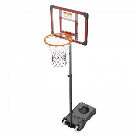 Basketball Hoop 5-7 ft Adjustable Height Portable Backboard System 28 inch Basketball Hoop & GoalBasketball Set with Wheels Stand and Fillable Base