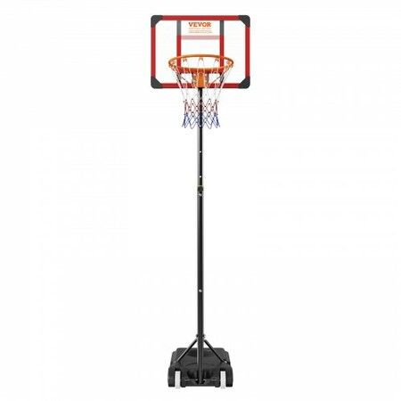 Basketball Hoop 5-7 ft Adjustable Height Portable Backboard System 28 inch Basketball Hoop & GoalBasketball Set with Wheels Stand and Fillable Base